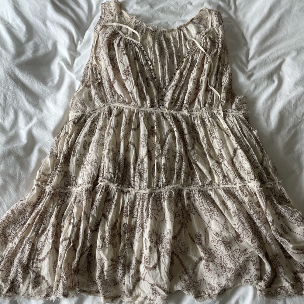 Free People Floral Lace Layering Dress